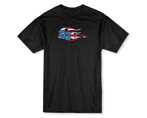 T-Shirt Trail Gear Stars/Stripes Black Mens  Trail Gear